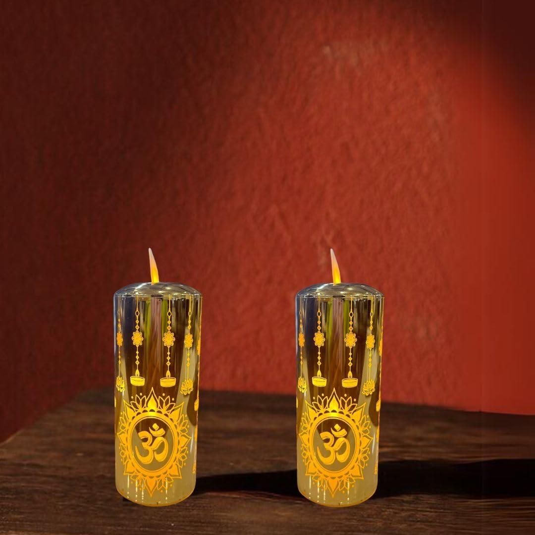 Realistic Moving Flame LED Light – Warm & Cozy Ambience