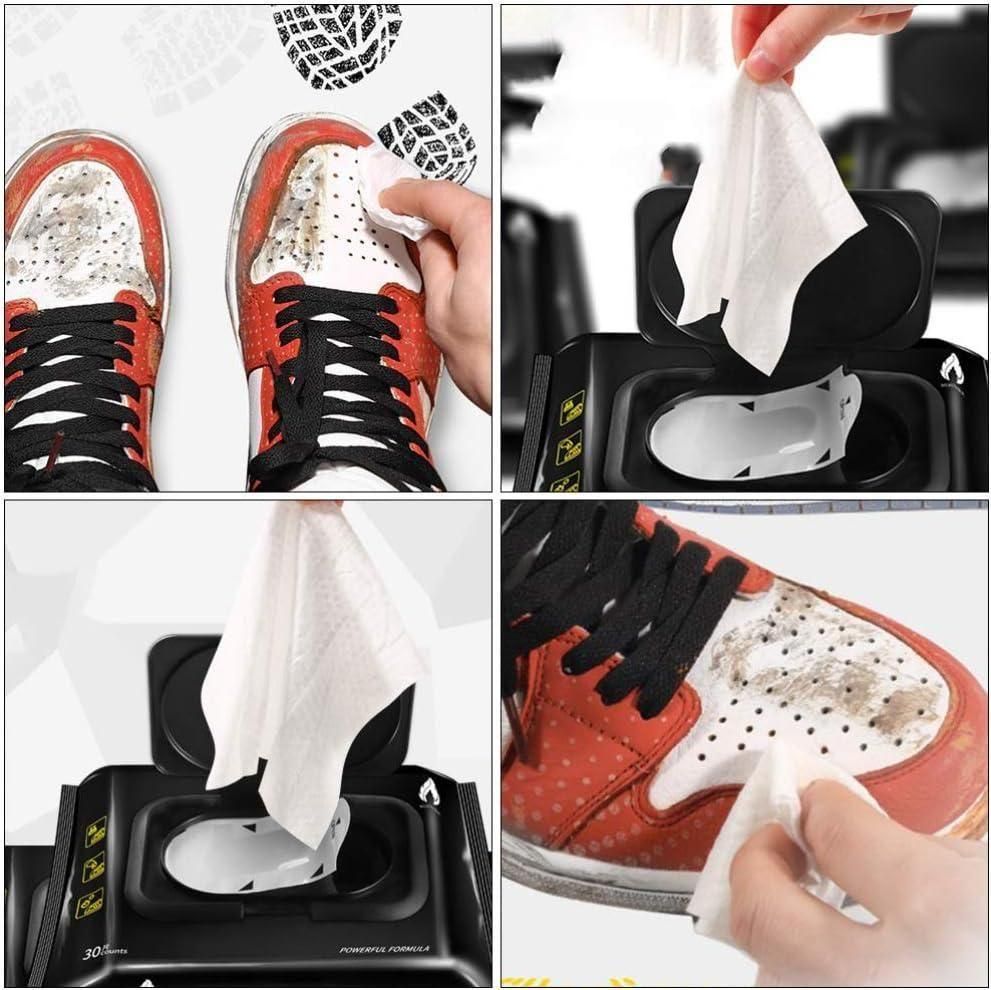 Natural Sneaker & Shoe Cleaner Wipes – Pack of 80
