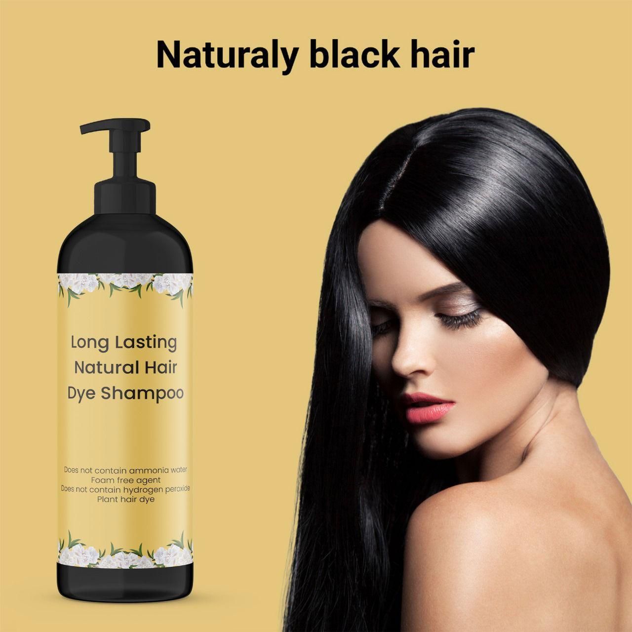 Long Lasting Natural Hair Dye Shampoo – 100ML