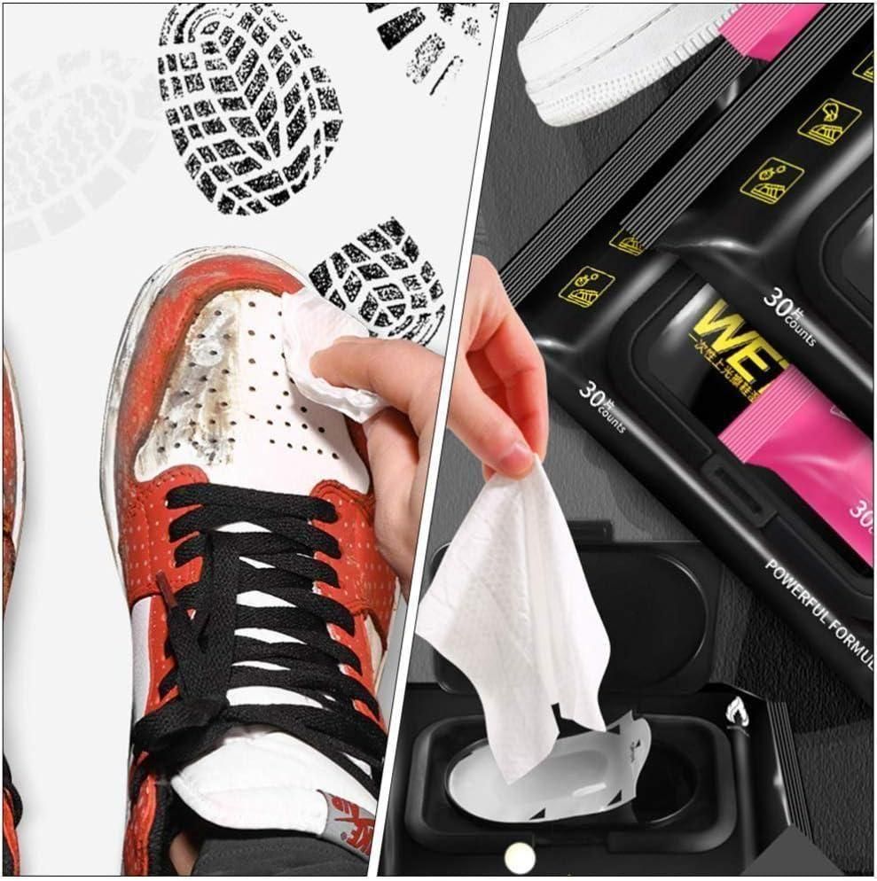 Natural Sneaker & Shoe Cleaner Wipes – Pack of 80