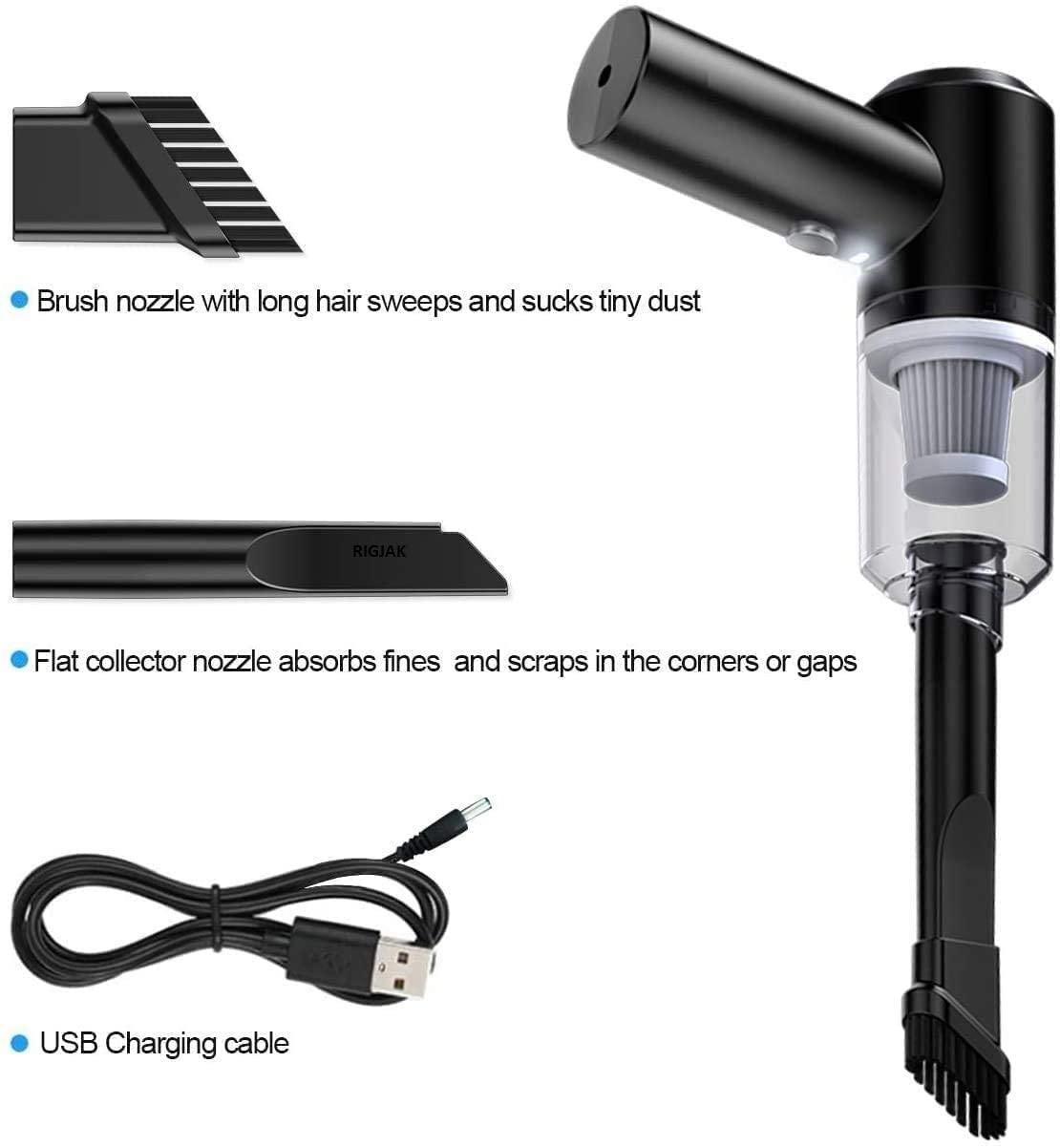 Portable Air Duster & Wireless Vacuum Cleaner – 2 in 1 Powerful Cleaning Tool