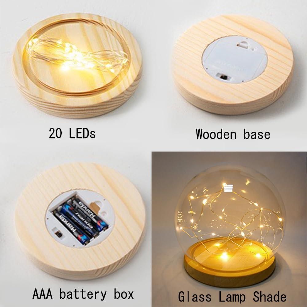 Round Tulip Light – Elegant Decorative Night Lamp