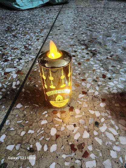 Realistic Moving Flame LED Light – Warm & Cozy Ambience