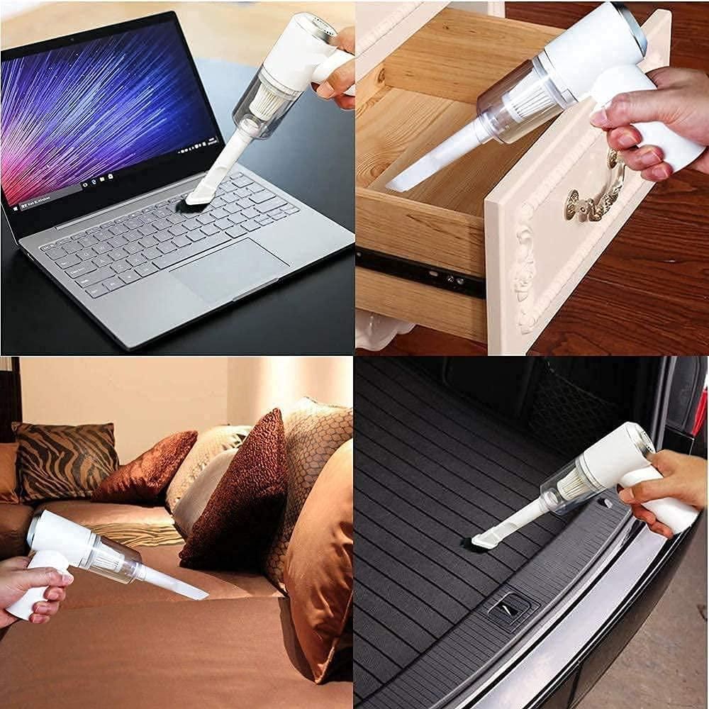Portable Air Duster & Wireless Vacuum Cleaner – 2 in 1 Powerful Cleaning Tool