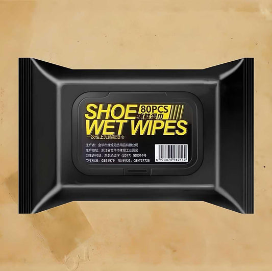 Natural Sneaker & Shoe Cleaner Wipes – Pack of 80