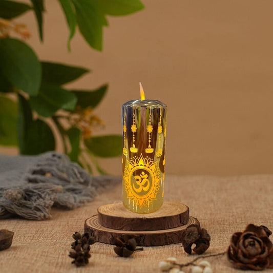Realistic Moving Flame LED Light – Warm & Cozy Ambience